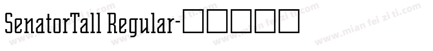 SenatorTall Regular字体转换